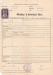 Rodný a křestní list - 1943